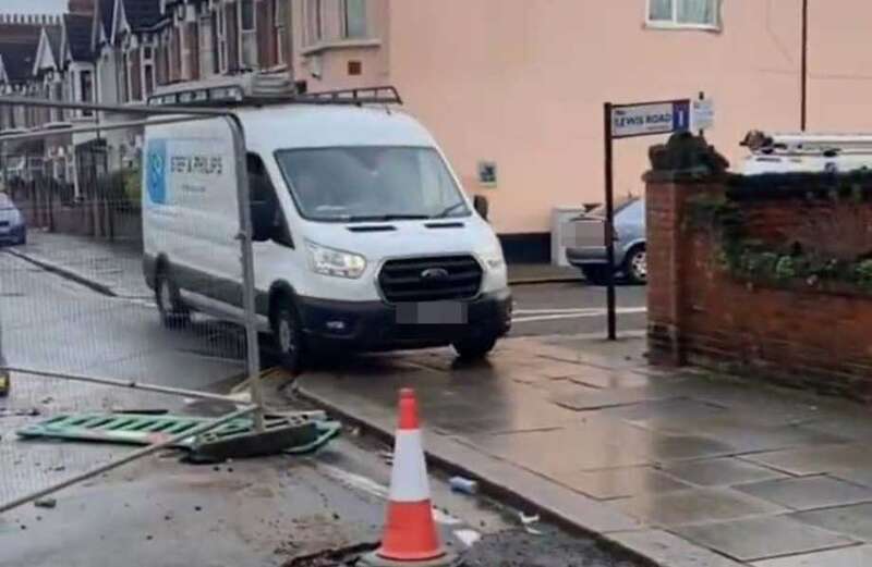 Selfish drivers mount pavement outside family homes putting pedestrians at risk