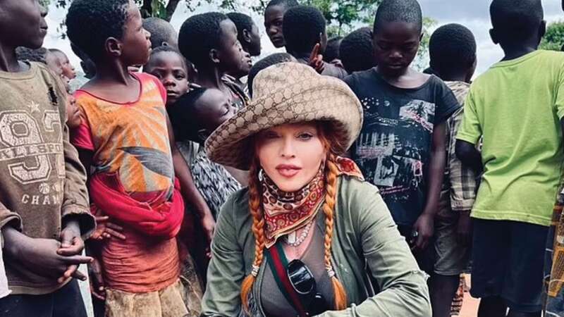 Madonna wears head-to-toe Gucci on family holiday to Malawi for New Year