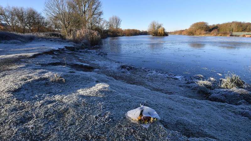 The Rewild Project took a group of children for a walk on a frozen lake (Image: Darren Quinton/Birmingham Live)