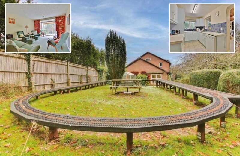 Four bedroom home with its own TRAIN TRACK on sale… but there’s a catch