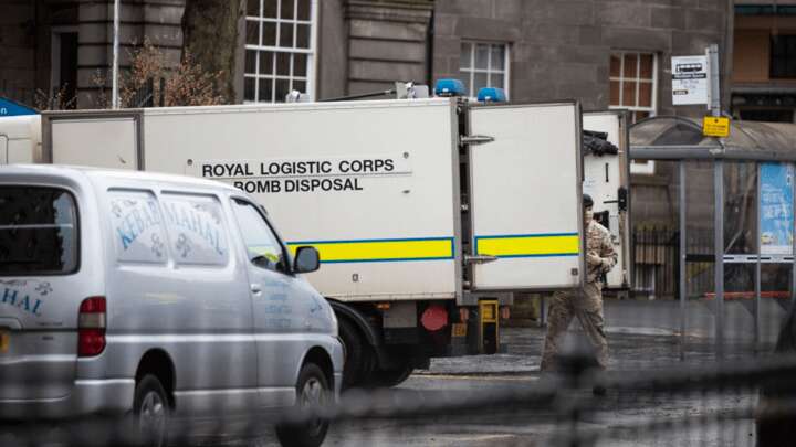 Bomb squad locks down mosque as area evacuated over 'suspicious bags'