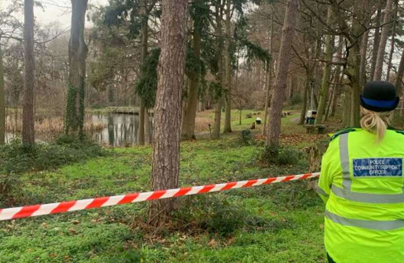 Murder probe after human remains found in pond near hospital on NYE