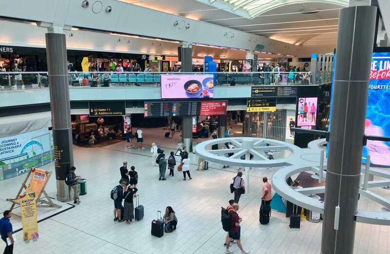 Passengers receive terrifying bomb threat on phones as plane lands at Gatwick