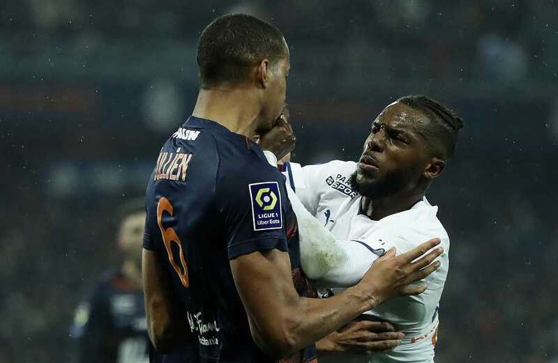 Arsenal flop Tavares sparks brawl after kicking out at rival in Marseille win