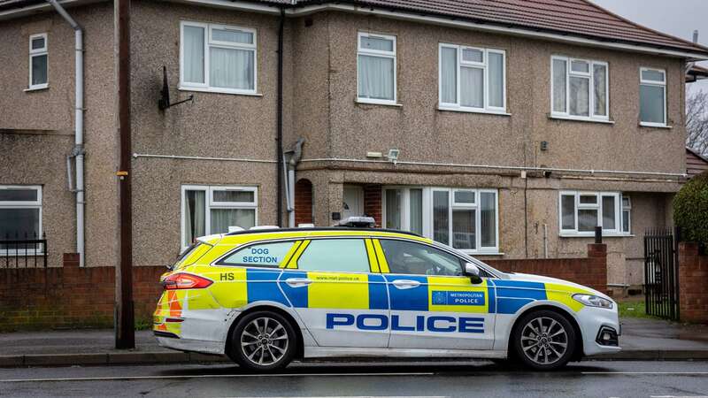 A police car parked outside the Imperial Lodge care centre (Image: Marcin Nowak/LNP)