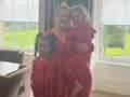 Newly single Helen Flanagan poses in matching pajamas with kids