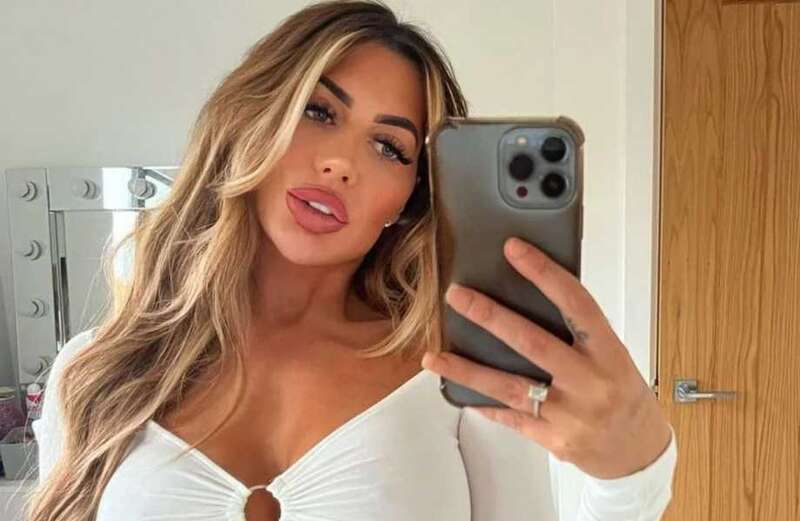 Chloe Ferry goes braless as she braves the cold in Newcastle