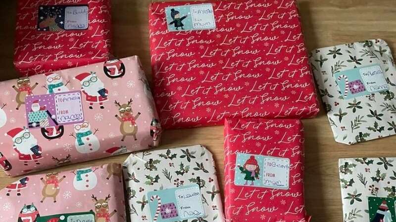 The mum-of-six shared a picture of wrapped presents (Image: Facebook)