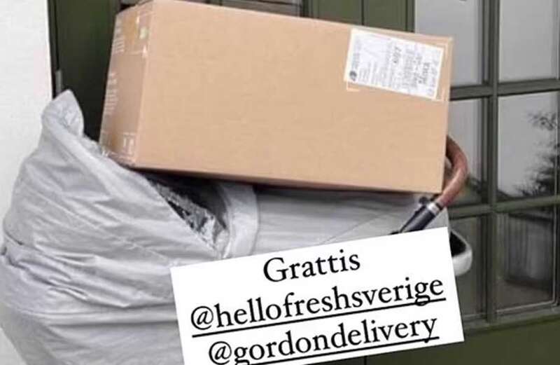 World’s most careless delivery driver dumps 10kg box on top of sleeping baby