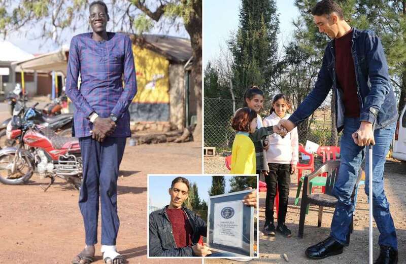 World’s biggest feud as tallest man flaunts record after challenger stakes claim