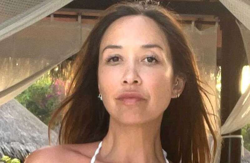 Myleene Klass looks incredible in mismatched bikini on holiday in the Maldives