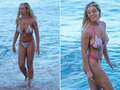 Strictly star Molly Rainford looks incredible as she strips down to multicoloured bikini in Barbados