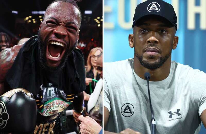 Deontay Wilder backed to beat Anthony Joshua by Brit's ex-sparring partner