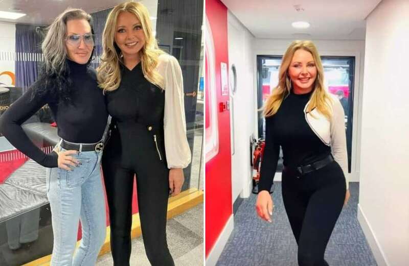 Carol Vorderman branded a ‘milf’ by cheeky US star as she poses in skintight sexy outfit