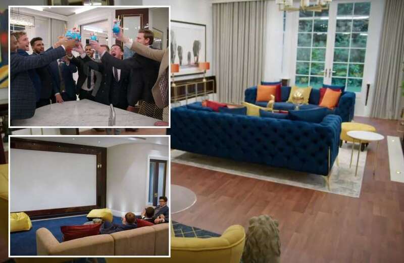 Inside The Apprentice's £17million mansion as the boys make use of the bar