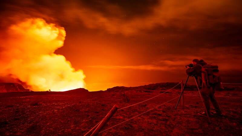 Gas and steam erupt from the Halemaumau Crater of the Kilauea Volcano (Image: Getty Images)