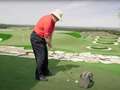 Golf coach Dave Pelz recreates iconic holes and charges £25k a day for lessons