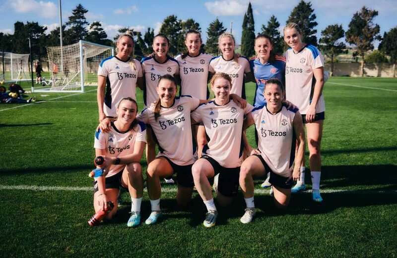 Road beneath Man Utd women's team bus COLLAPSES on way to friendly in Malta