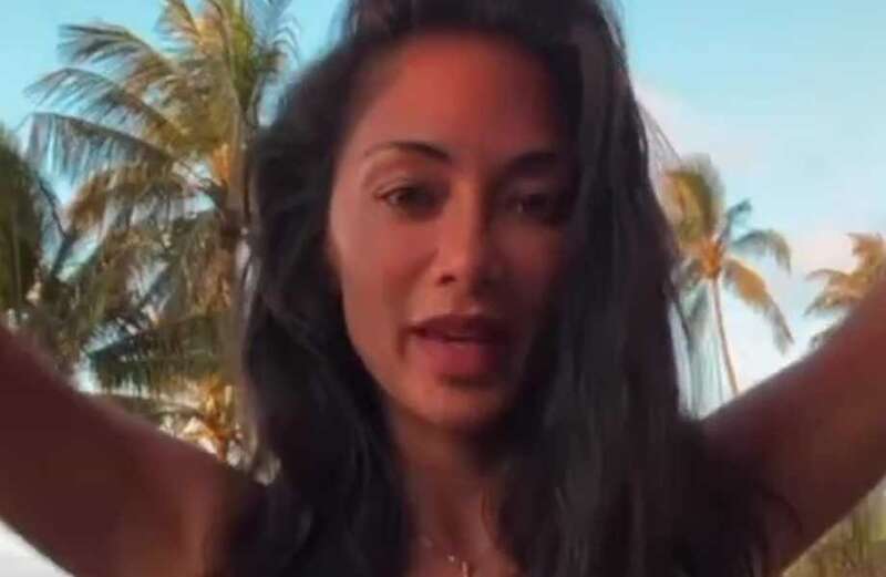 Nicole Scherzinger shows off her unbelievable body as she dances in a bikini