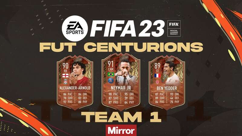 FIFA 23 FUT Centurions Team 1 revealed featuring Neymar Jr and Liverpool duo (Image: EA SPORTS FIFA)