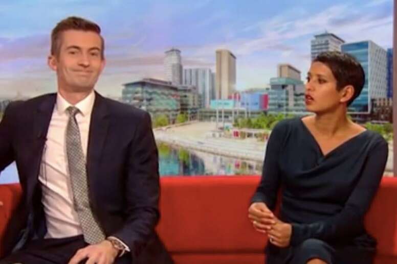 BBC Breakfast's Naga Munchetty leaves co-star wincing with cheeky swipe