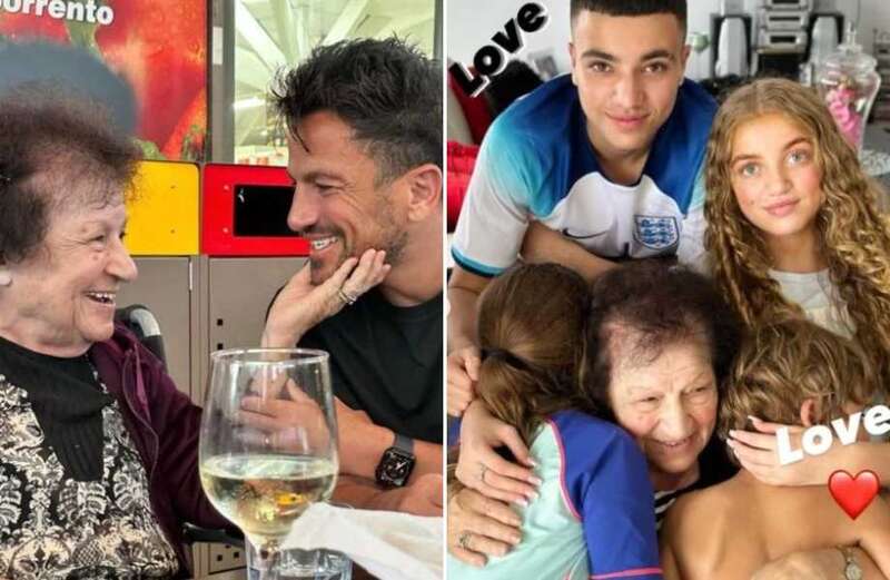 Peter Andre shares sweet snaps of Oz family reunion with elderly mum