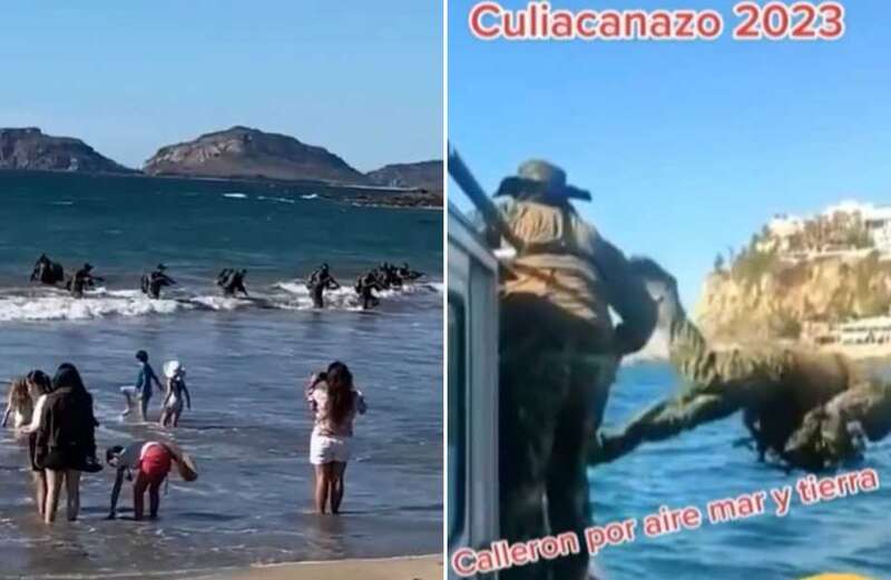 Commandos storm beach in front of stunned tourists amid Mexico cartel rampage