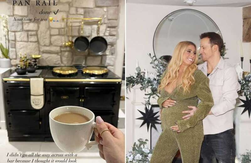 Stacey Solomon shows off latest kitchen DIY project as she prepares for the birth of her fifth baby