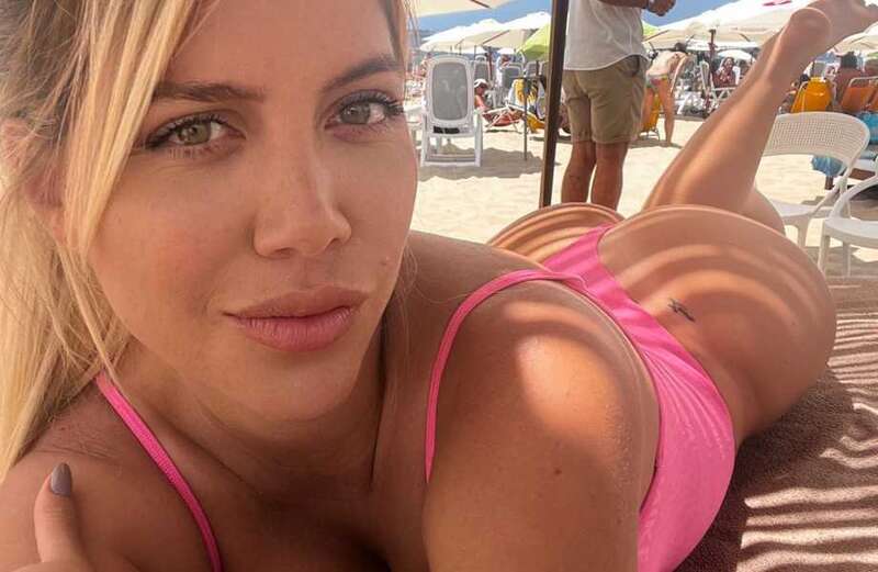 Wanda Nara shares topless picture wearing just a tiny thong