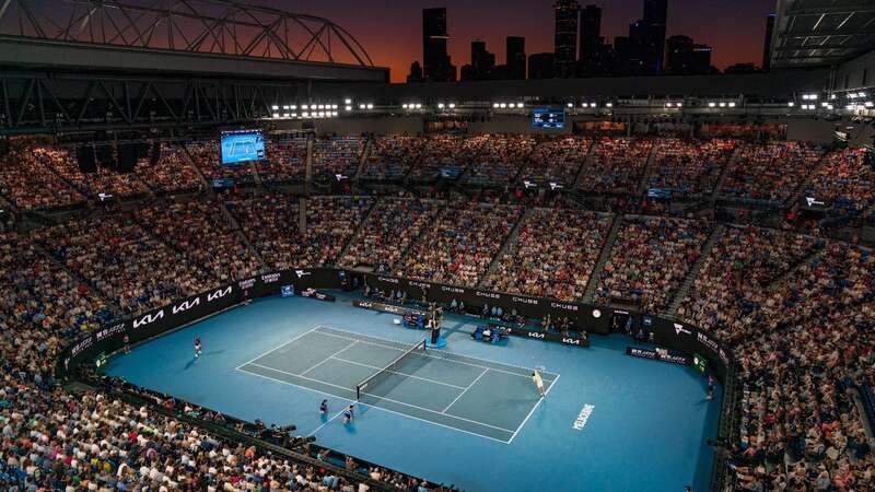 Djokovic was participating in the Adelaide final when he appeared to kick a team member of out his box (Image: Getty Images)