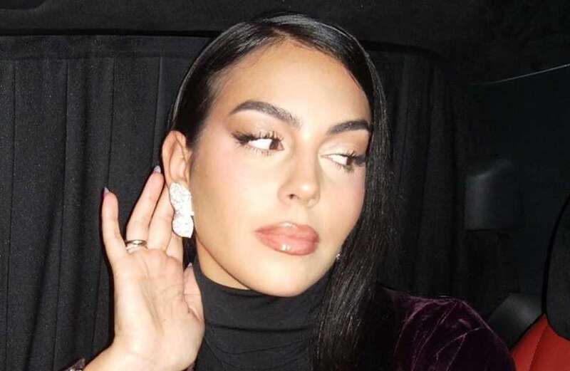 Georgina Rodriguez flashes earrings and jewellery as she settles in in Saudi