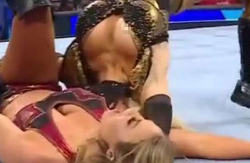 WWE star Scarlett suffers nip slip on Smackdown as fans spot wardrobe mishap