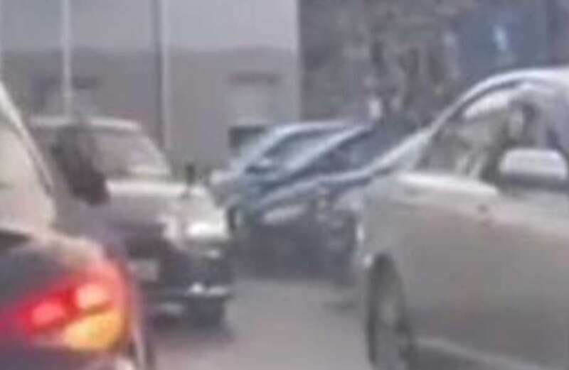 Watch as drivers settle fight over parking space with a very surprising tactic