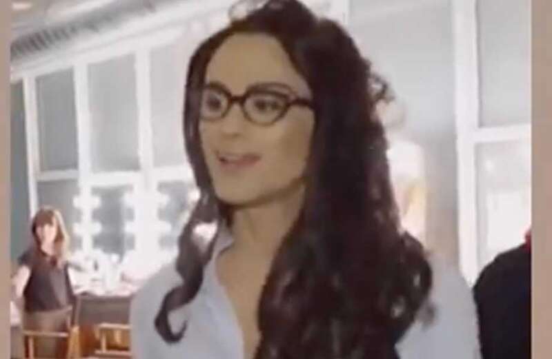 Huge popstar looks totally unrecognisable as a woman in throwback music video