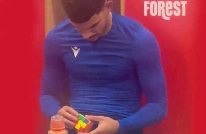 Forest star Gibbs-White trolled by his OWN WAG for failing Rubik's Cube