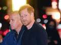 Prince Harry is protected by armed bodyguards ahead of The Late Show interview qhiqhhiqhiqukprw