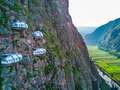 You can book stays in terrifying pods that hang off the edge of a cliff in Peru