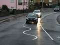 Britain's 'weirdest road' painted with wiggly white lines leaving locals baffled