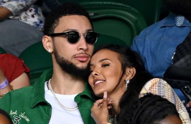 When did Maya Jama and Ben Simmons split and were they engaged?