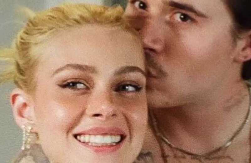 Brooklyn Beckham poses for semi-naked snap with Nicola Peltz in birthday post