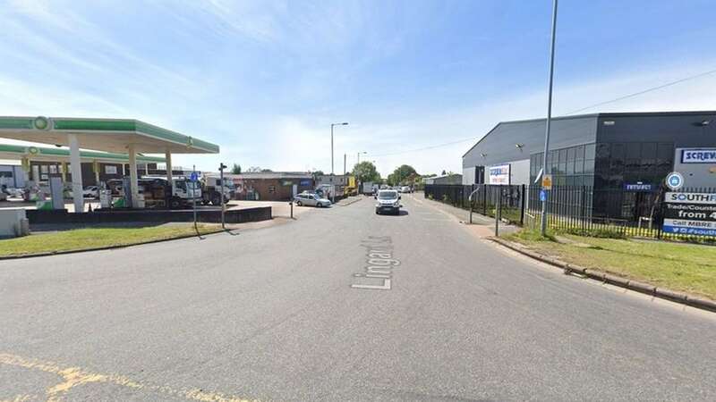 The burglary occurred at a courier warehouse on Lingard Lane, Stockport, at about 7.30pm on Friday night (January 6) (Image: Google Streetview)