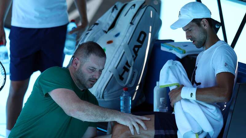 Novak Djokovic sparks Australian Open fear with injury scare in exhibition match