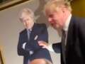 Boris Johnson unveils oil painting of himself looking svelte and smirking qhiddqiqdriqekprw