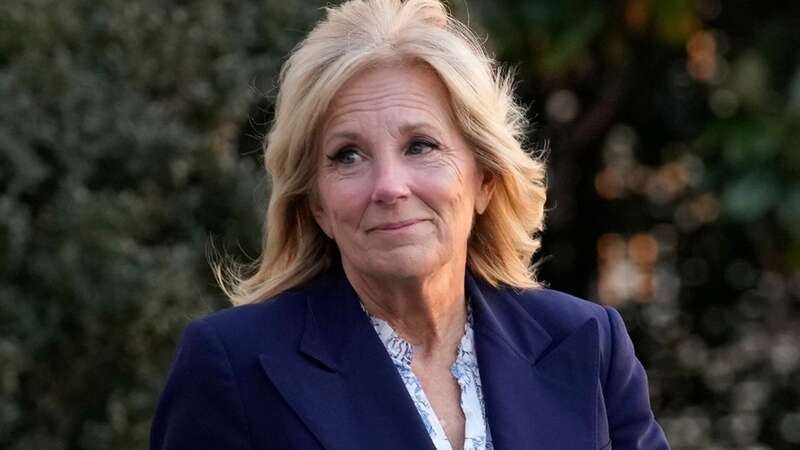 First Lady Jill Biden walks out of the White House in Washington (Image: Susan Walsh/AP/REX/Shutterstock)