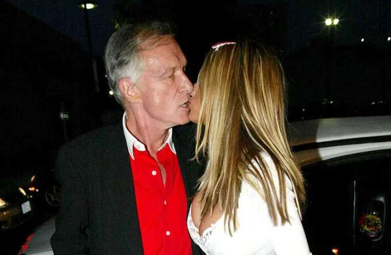 Katie Price snogs Hugh Hefner in throwback pic before revealing ‘new hair’