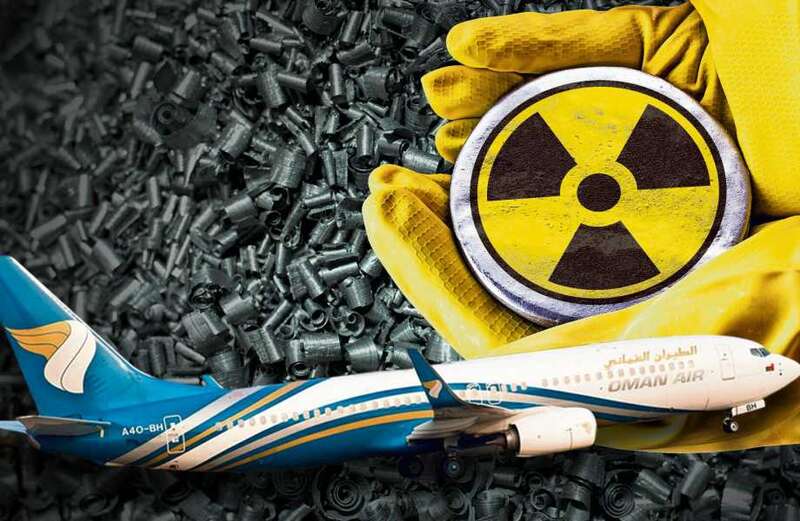 Nuclear uranium flown into UK on passenger jet was stashed among scrap metals