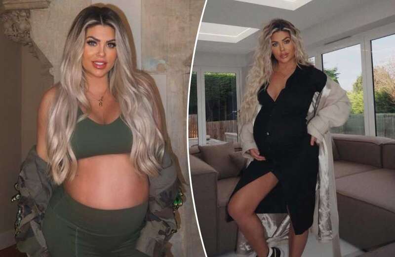 Pregnant Bianca Gascoigne reveals blossoming baby bump in tight-fitting leggings