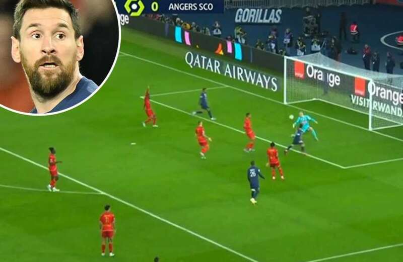 Watch Messi turn on the style and finish superb goal in first game back for PSG