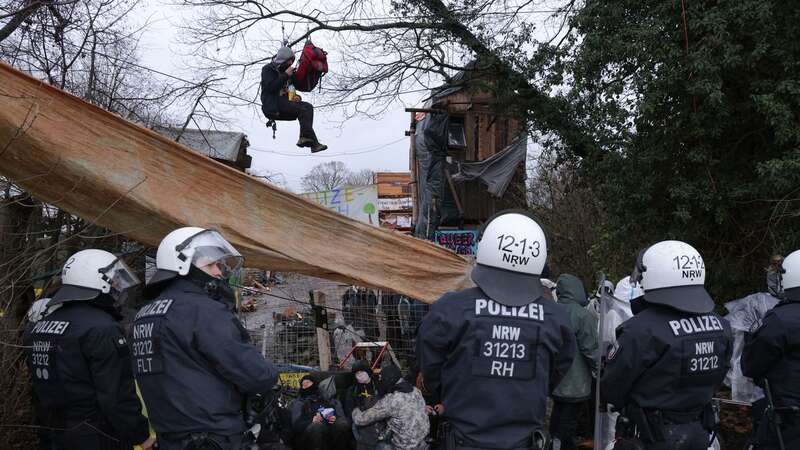 Riot police evicted protestors in Luetzerath, Germany to make way for a coal mine (Image: Getty Images)