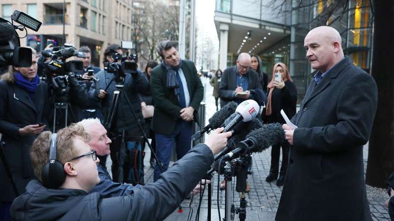 Mick Lynch of the RMT leaves talks in London today aimed at settling strike action (Image: Ian Vogler / Daily Mirror)